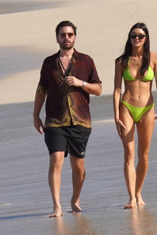 BELLA BANOS in Bikini and Scott Disicks at a Beach in St Barts 12/21/2021
