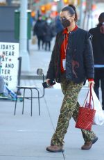 BELLA HADID Heading to Her Home in New York 12/22/2021