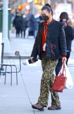 BELLA HADID Heading to Her Home in New York 12/22/2021