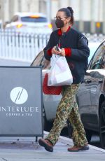 BELLA HADID Heading to Her Home in New York 12/22/2021