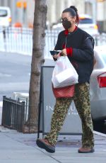 BELLA HADID Heading to Her Home in New York 12/22/2021