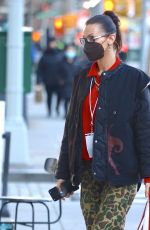 BELLA HADID Heading to Her Home in New York 12/22/2021