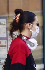 BELLA HADID Out and About in New York 12/23/2021