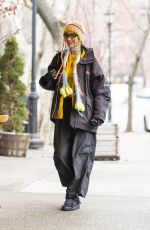 BELLA HADID Out for Lunch in New York 12/30/2021