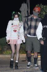 BELLA THORNE and Benjamin Mascolo and PHEM and Tyler Posey at Nobu in Malibu 12/21/2021
