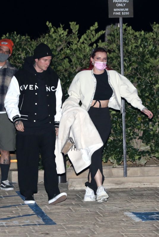 BELLA THORNE and Benjamin Mascolo and PHEM and Tyler Posey at Nobu in Malibu 12/21/2021