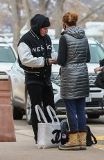 BELLA THORNE and Benjamin Mascolo Arrives at Aspen Airport 12/15/2021