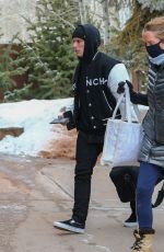 BELLA THORNE and Benjamin Mascolo Arrives at Aspen Airport 12/15/2021