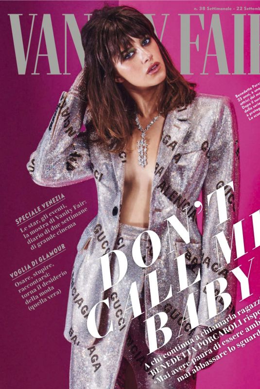 BENEDETTA PORCAROLI in Vanity Fair Magazine, Italy September 2021