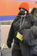 BILLIE EILISH Arrives at JFK Airport in New York 12/13/2021