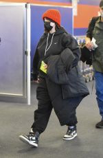 BILLIE EILISH Arrives at JFK Airport in New York 12/13/2021