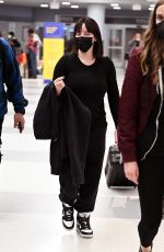 BILLIE EILISH Arrives at JFK International Airport in New York 12/04/2021