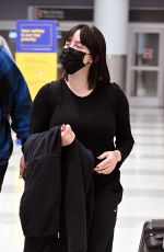 BILLIE EILISH Arrives at JFK International Airport in New York 12/04/2021