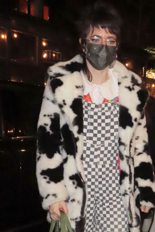 BILLIE EILISH Arrives at Restaurant Row in New York 12/07/2021