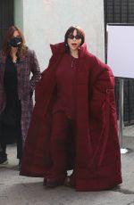 BILLIE EILISH Arrives at Variety 2021 Music Hitmakers Brunch at City Market Social in Los Angeles 12/04/2021