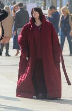 BILLIE EILISH Arrives at Variety 2021 Music Hitmakers Brunch at City Market Social in Los Angeles 12/04/2021