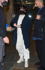 BILLIE EILISH Leaves NBC Studios in New York 12/07/2021