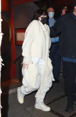 BILLIE EILISH Leaves NBC Studios in New York 12/07/2021