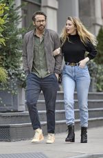 BLAKE LIVELY and  Ryan Reynolds Out in New York 12/02/2021