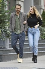 BLAKE LIVELY and  Ryan Reynolds Out in New York 12/02/2021