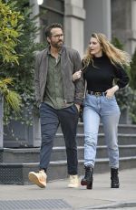 BLAKE LIVELY and  Ryan Reynolds Out in New York 12/02/2021