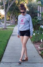 BLANCA BLANCO in Shorts Out and About in West Hollywood 12/12/2021