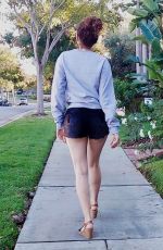 BLANCA BLANCO in Shorts Out and About in West Hollywood 12/12/2021