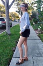 BLANCA BLANCO in Shorts Out and About in West Hollywood 12/12/2021