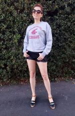BLANCA BLANCO in Shorts Out and About in West Hollywood 12/12/2021