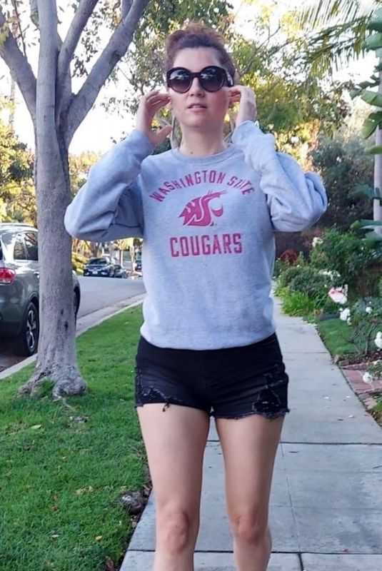BLANCA BLANCO in Shorts Out and About in West Hollywood 12/12/2021