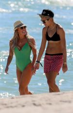 BRAUNWYN WINDHAM-BURKE and VICTORIA BRITO Out at Miami Beach 12/01/2021