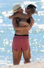 BRAUNWYN WINDHAM-BURKE and VICTORIA BRITO Out at Miami Beach 12/01/2021