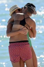 BRAUNWYN WINDHAM-BURKE and VICTORIA BRITO Out at Miami Beach 12/01/2021