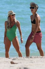 BRAUNWYN WINDHAM-BURKE and VICTORIA BRITO Out at Miami Beach 12/01/2021