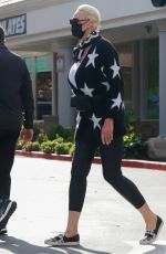 BRIGITTE NIELSEN at a Nail Salon in Los Angeles 12/28/2021