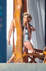BRITNEY SPEARS and Sam Asghari in Cabo San Lucas 12/05/2021