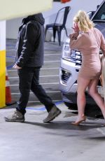 BRITNEY SPEARS and Sam Asghari on a Dinner Date at Catch LA in West Hollywood 12/27/2021