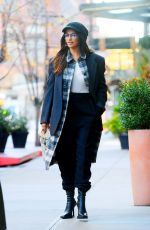 CAMILA ALVES Out and About in New York 12/14/2021