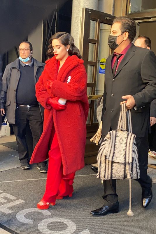 CAMILA CABELLO Leaves Her Hotel in Washington DC 12/12/2021