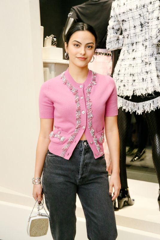 CAMILA MENDES at Chanel Cocktail Party to Celebrate Opening of New Boutique in Miami 12/02/2021