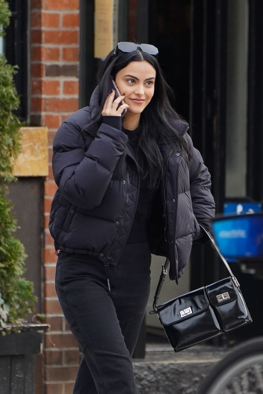 CAMILA MENDES Out in New York 12/09/2021