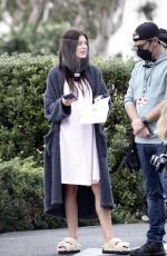 CAMILA MORRONE on the Set of Daisy Jones and the Six in Los Angeles 12/02/2021