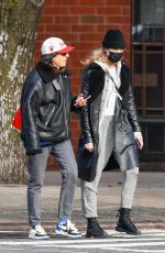 CARA DELEVINGNE Out with a Friend in New York 12/08/2021