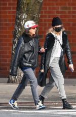 CARA DELEVINGNE Out with a Friend in New York 12/08/2021