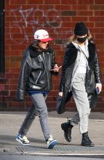 CARA DELEVINGNE Out with a Friend in New York 12/08/2021