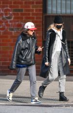 CARA DELEVINGNE Out with a Friend in New York 12/08/2021