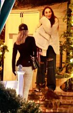 CARA SANTANA Out for Dinner at San Vicente Bungalows in West Hollywood 12/11/2021