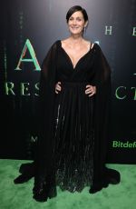 CARRIE-ANNE MOSS at The Matrix Resurrections Premiere Screening at Castro Theatre in San Francisco 12/18/2021