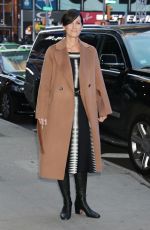CARRIE-ANNE MOSS Promotes The Matrix Resurrections at Good Morning America in New York 12/14/2021