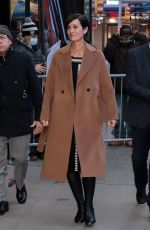 CARRIE-ANNE MOSS Promotes The Matrix Resurrections at Good Morning America in New York 12/14/2021